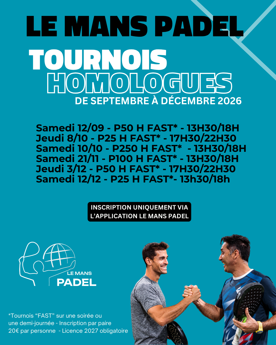 TOURNOIS HOMOLOGUES SEPT A DEC